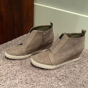 a new day Taupe Wedge Ankle Shoes